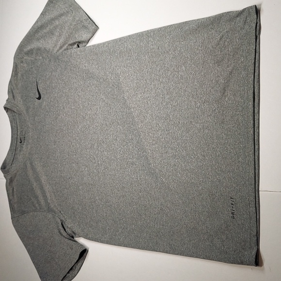Nike Dri Fit Heather Gray Tee Size S/CH - Picture 1 of 7